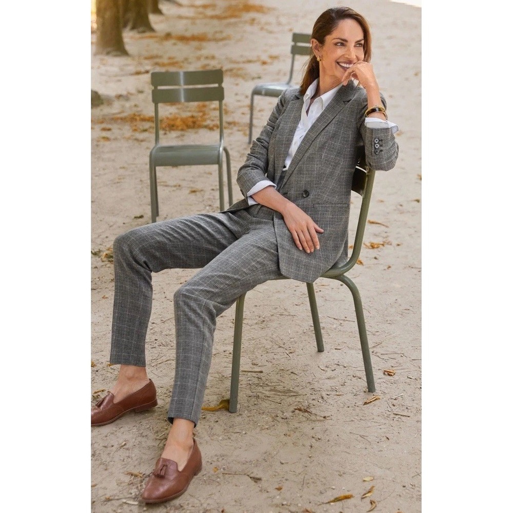 Talbots Button Down Wrinkle Resistant Stretch Whi… - image 1